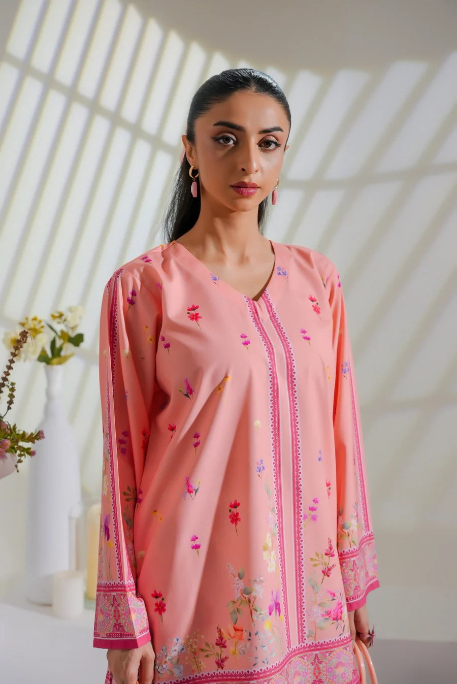 Dhaga Women Pret Printed 2 Piece Soft Crepe Bella SS25DSP267 - Summer Collection