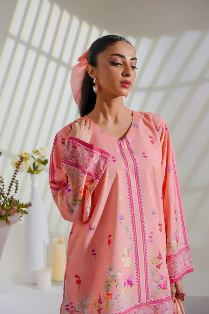 Dhaga Women Pret Printed 2 Piece Soft Crepe Bella SS25DSP267 - Summer Collection