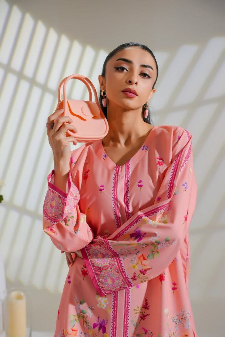 Dhaga Women Pret Printed 2 Piece Soft Crepe Bella SS25DSP267 - Summer Collection