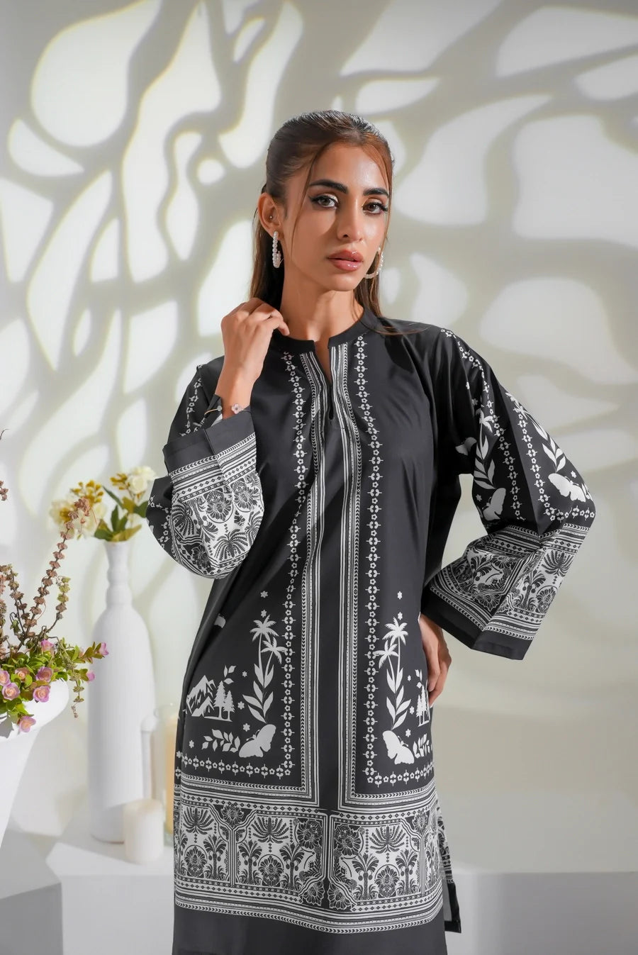 Dhaga Women Pret Printed 2 Piece Soft Crepe Zayra SS25DSP283 - Summer Collection