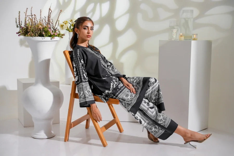 Dhaga Women Pret Printed 2 Piece Soft Crepe Zayra SS25DSP283 - Summer Collection