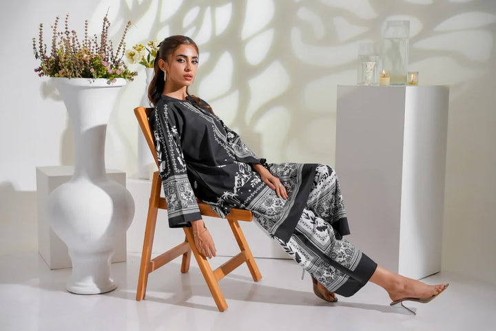 Dhaga Women Pret Printed 2 Piece Soft Crepe Zayra SS25DSP283 - Summer Collection