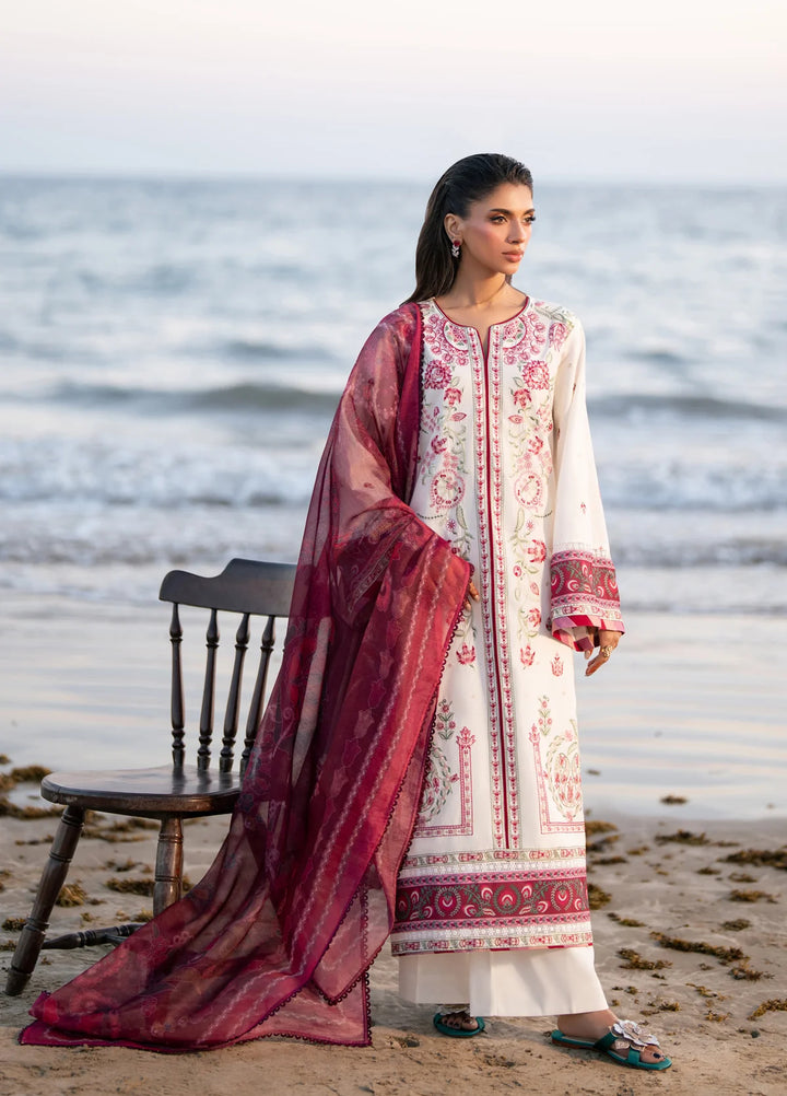 Layana by Xenia Formals Unstitched Embroidered Lawn 3 Piece Suit XE26ULL D-1 Rasa - Summer Collection