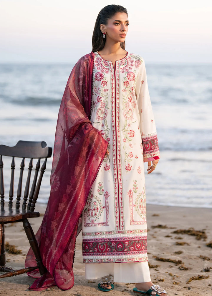 Layana by Xenia Formals Unstitched Embroidered Lawn 3 Piece Suit XE26ULL D-1 Rasa - Summer Collection