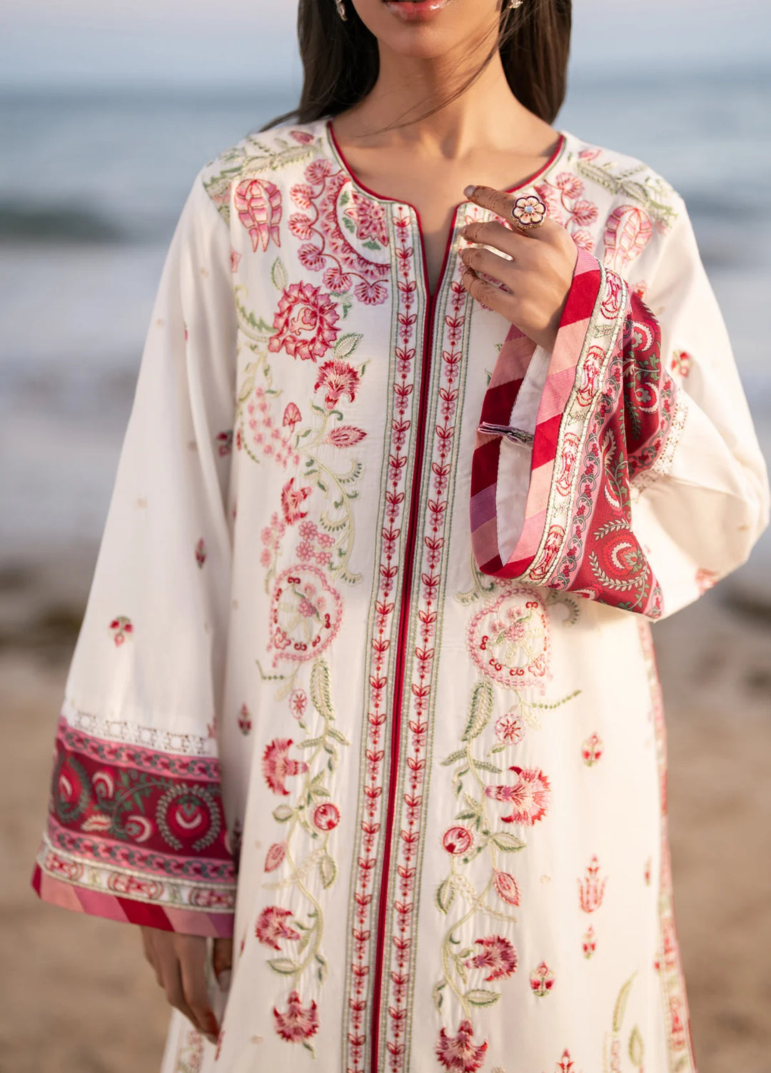 Layana by Xenia Formals Unstitched Embroidered Lawn 3 Piece Suit XE26ULL D-1 Rasa - Summer Collection