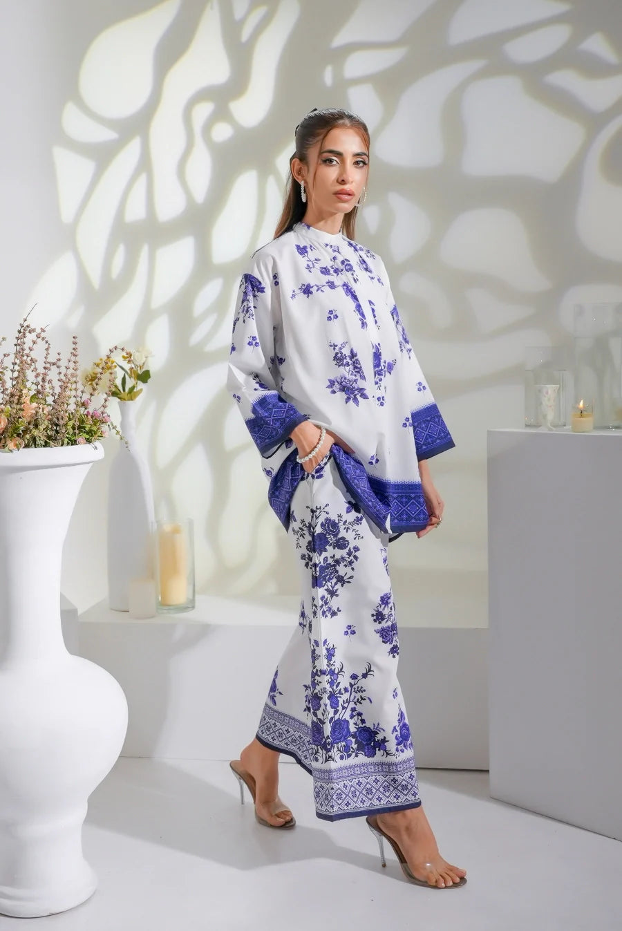 Dhaga Women Pret Printed 2 Piece Soft Crepe Zen SS24DSP245 - Summer Collection