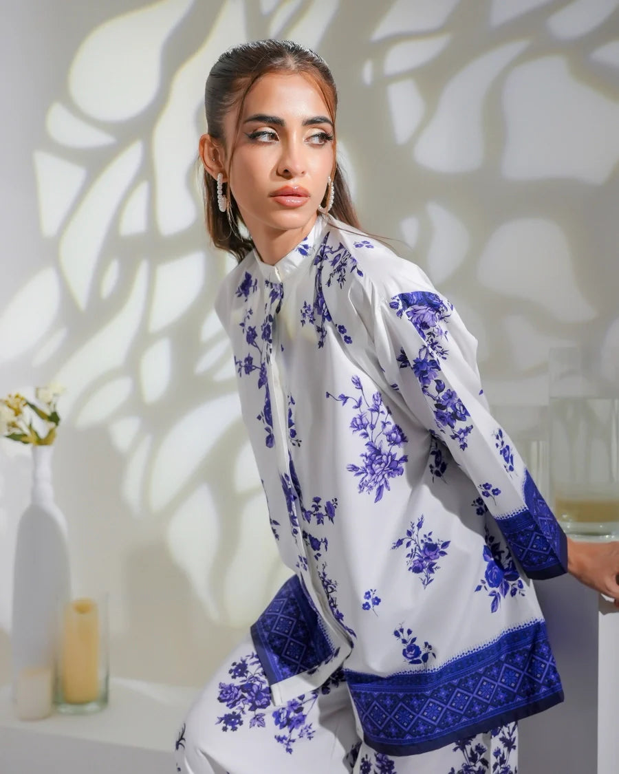 Dhaga Women Pret Printed 2 Piece Soft Crepe Zen SS24DSP245 - Summer Collection