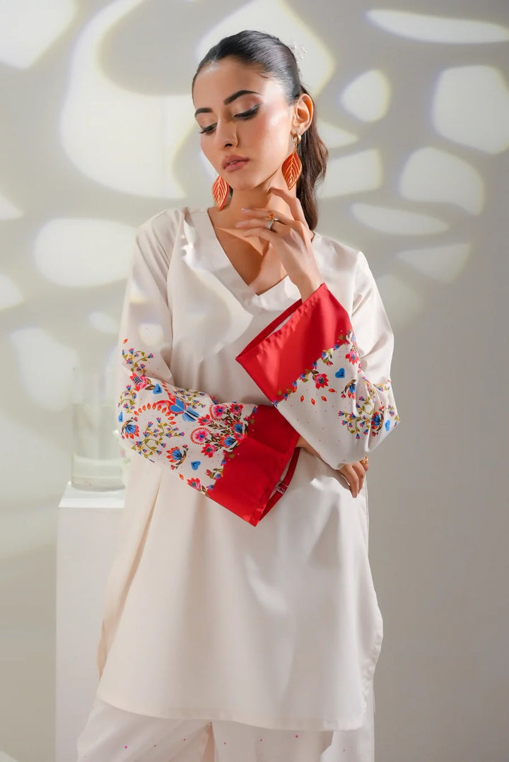 Dhaga Women Pret Printed 2 Piece Soft Crepe Zoe SS25DSP268 - Summer Collection