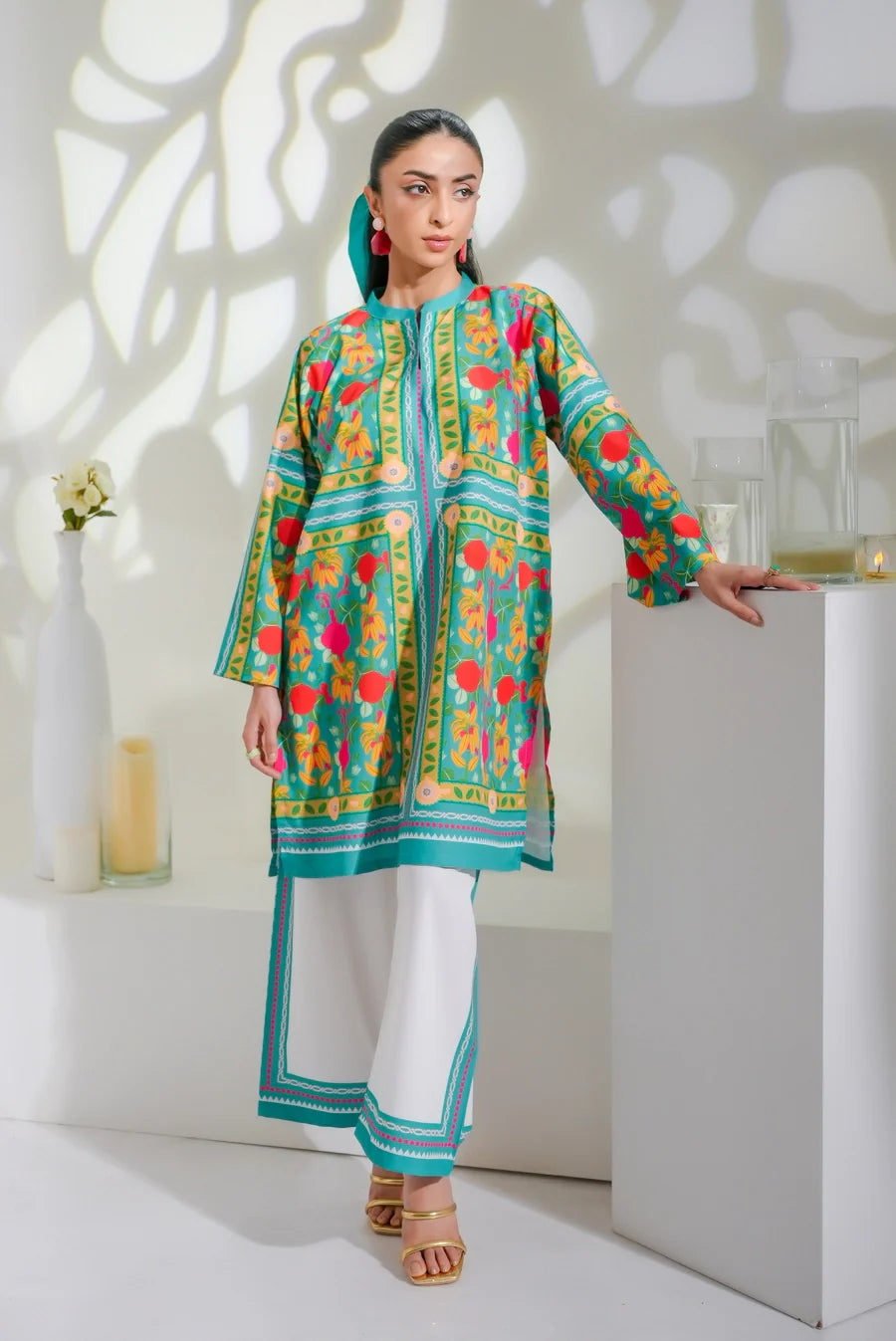 Dhaga Women Pret Printed 2 Piece Soft Crepe Charlotte SS25DSP280 - Summer Collection