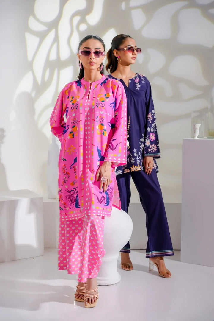 Dhaga Women Pret Printed 2 Piece Soft Crepe Claire SS25DSP288 - Summer Collection