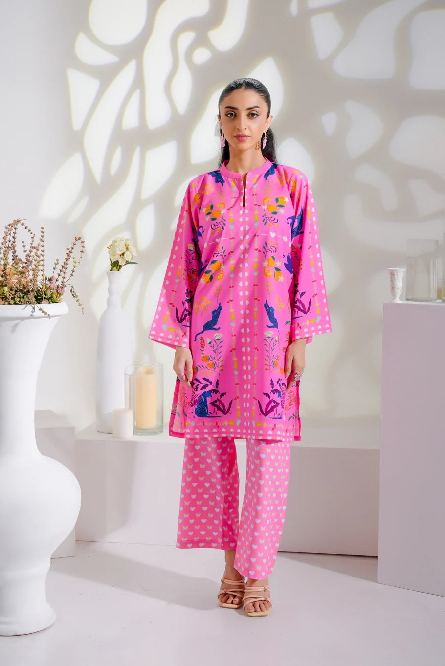 Dhaga Women Pret Printed 2 Piece Soft Crepe Claire SS25DSP288 - Summer Collection