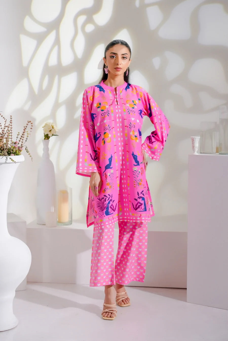 Dhaga Women Pret Printed 2 Piece Soft Crepe Claire SS25DSP288 - Summer Collection