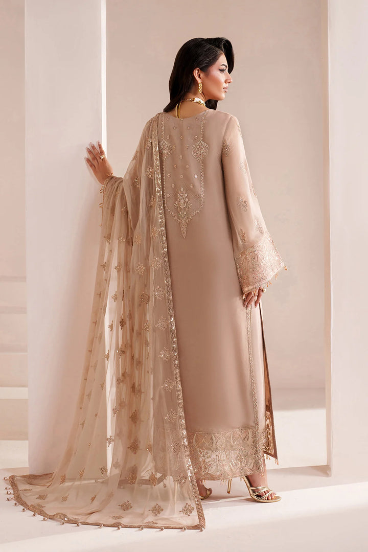 Alizeh Fashion Unstitched Embroidered Chiffon 3 Piece Suit AF26UCF AF-BHM-4064-Cove - Festive Collection