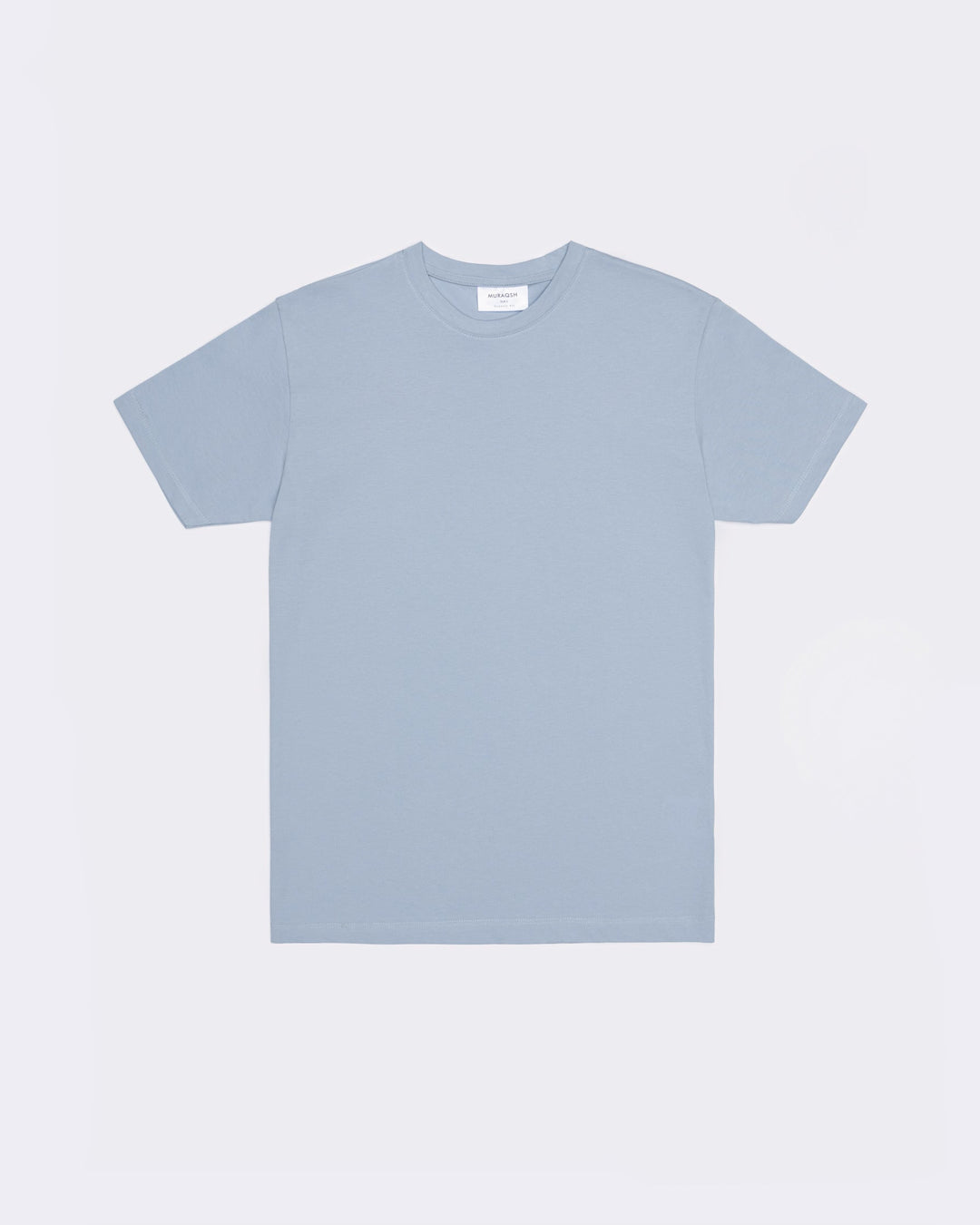 Muraqsh Ready To Wear Solids Cotton Men Sky Blue Basic Thirt ABDBBT - Summer Collection