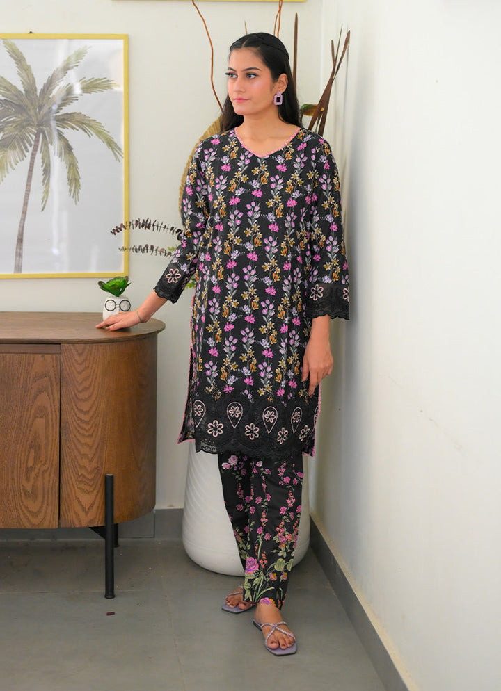 Farasha by Ishq e Rang RTW Embroidered Lawn 2 Piece Suit Shadow Luxe Casual Collection