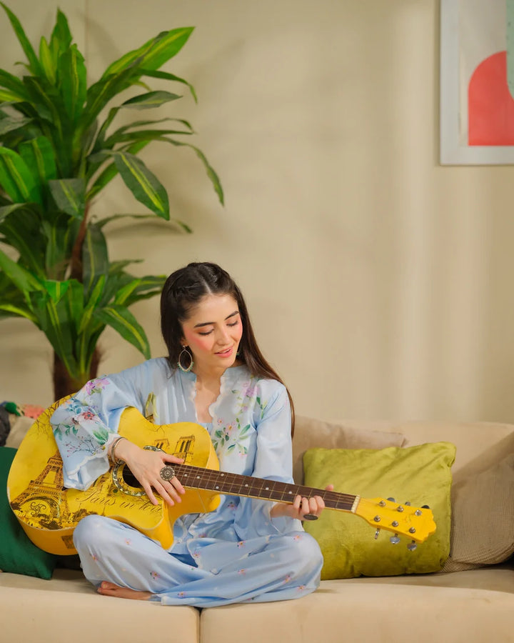 The Switch Edit by Dhaga RTW Printed Cambric 2 Piece Suit Rizz Casual Collection