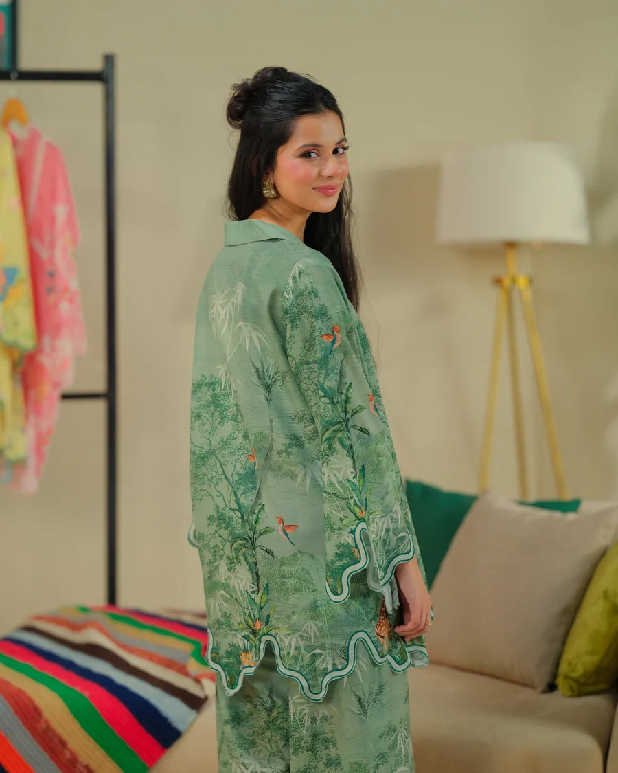 The Switch Edit by Dhaga RTW Printed Cambric 2 Piece Suit Piccolo Casual Collection