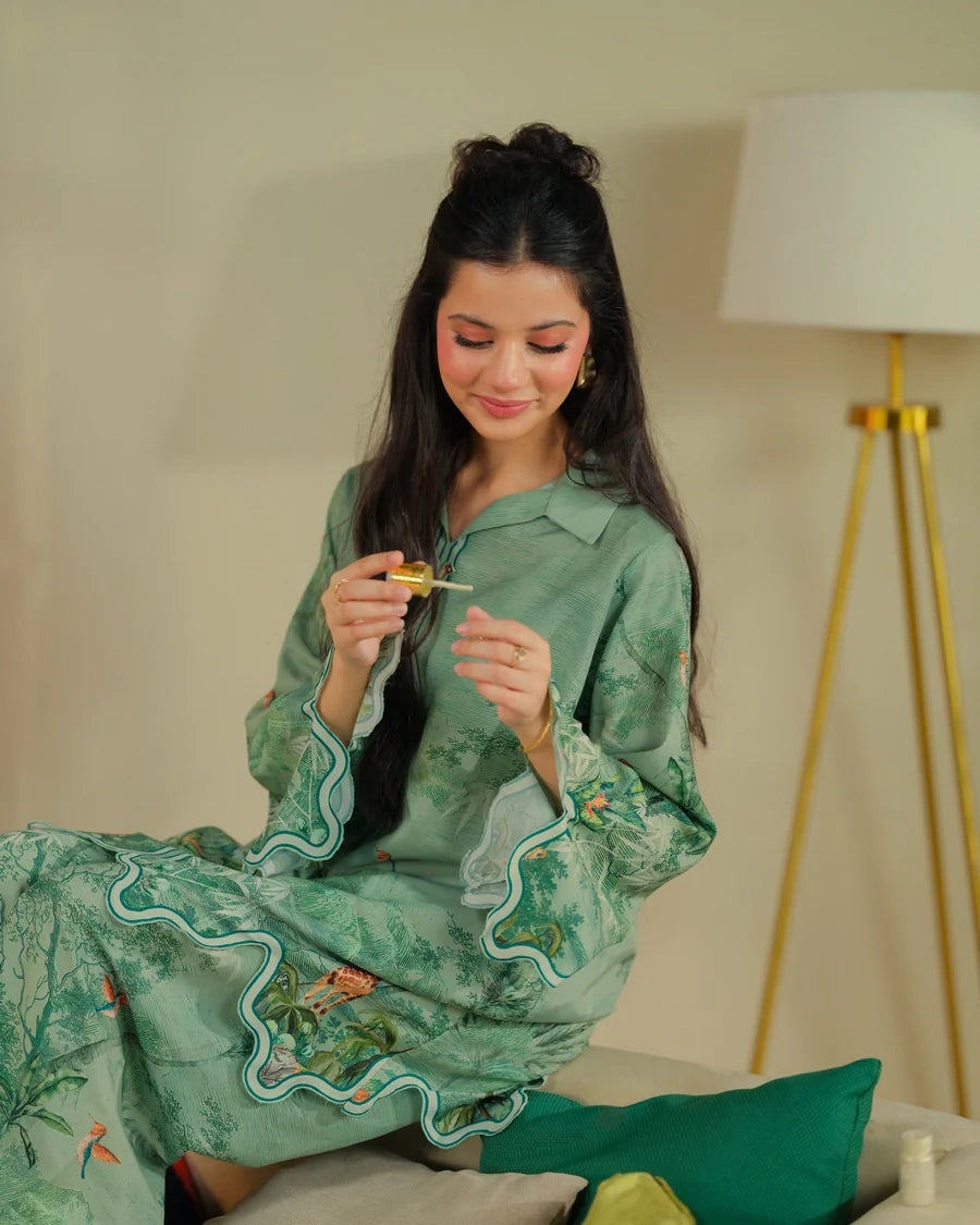 The Switch Edit by Dhaga RTW Printed Cambric 2 Piece Suit Piccolo Casual Collection