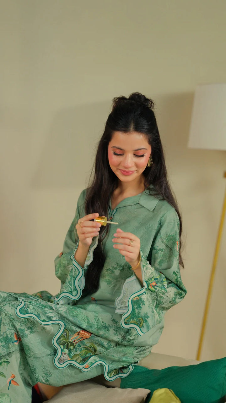 The Switch Edit by Dhaga RTW Printed Cambric 2 Piece Suit Piccolo Casual Collection