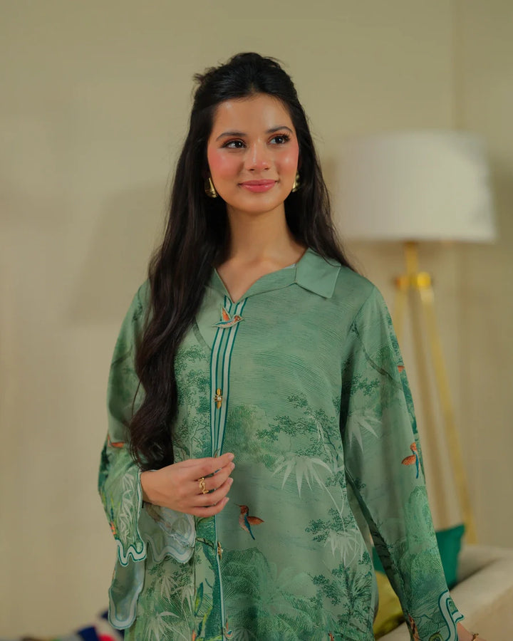 The Switch Edit by Dhaga RTW Printed Cambric 2 Piece Suit Piccolo Casual Collection