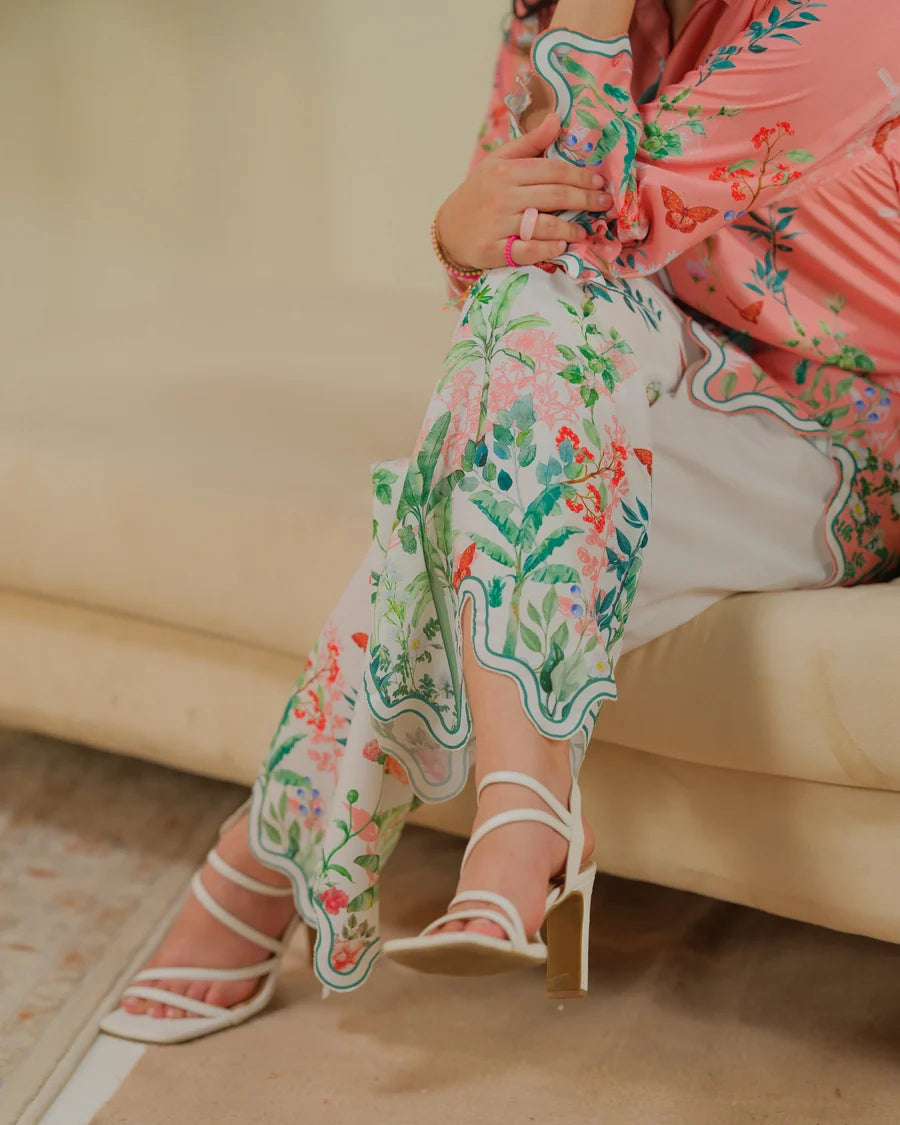 The Switch Edit by Dhaga RTW Printed Cambric 2 Piece Suit Sheesh Casual Collection