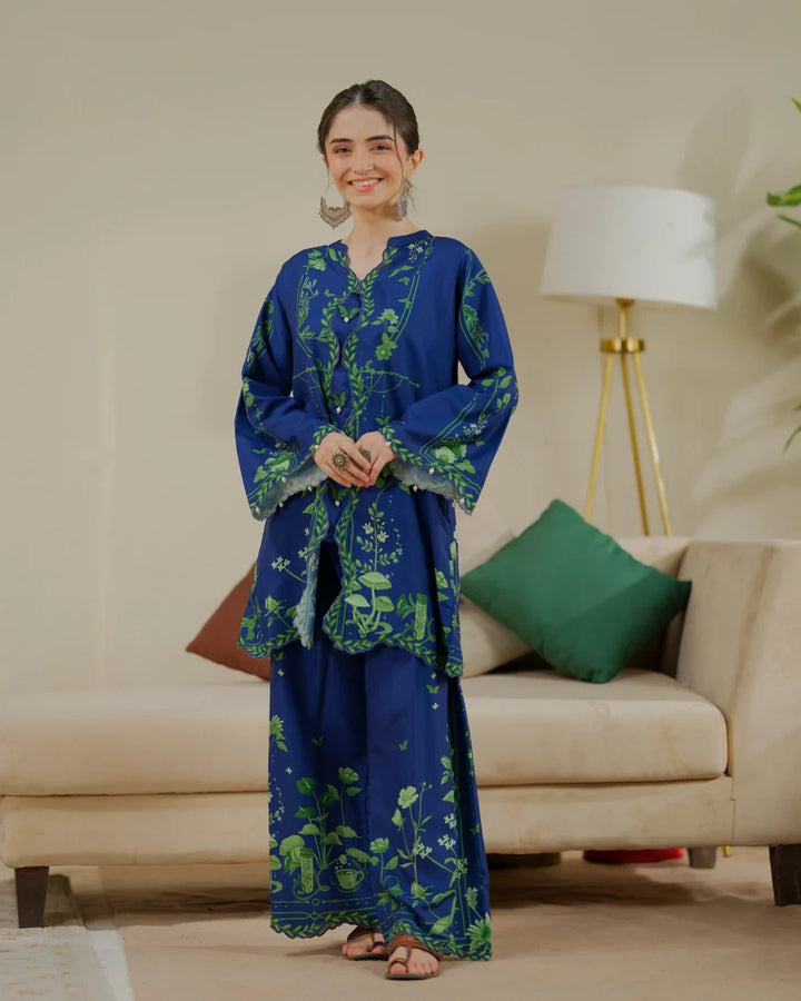 The Switch Edit by Dhaga RTW Printed Cambric 2 Piece Suit Lowkey Casual Collection
