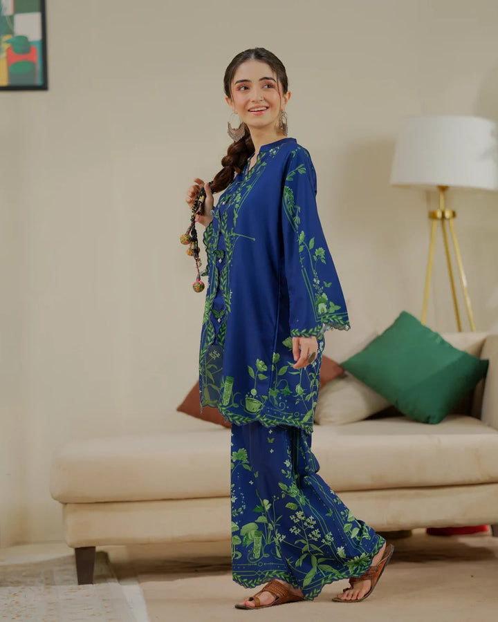 The Switch Edit by Dhaga RTW Printed Cambric 2 Piece Suit Lowkey Casual Collection
