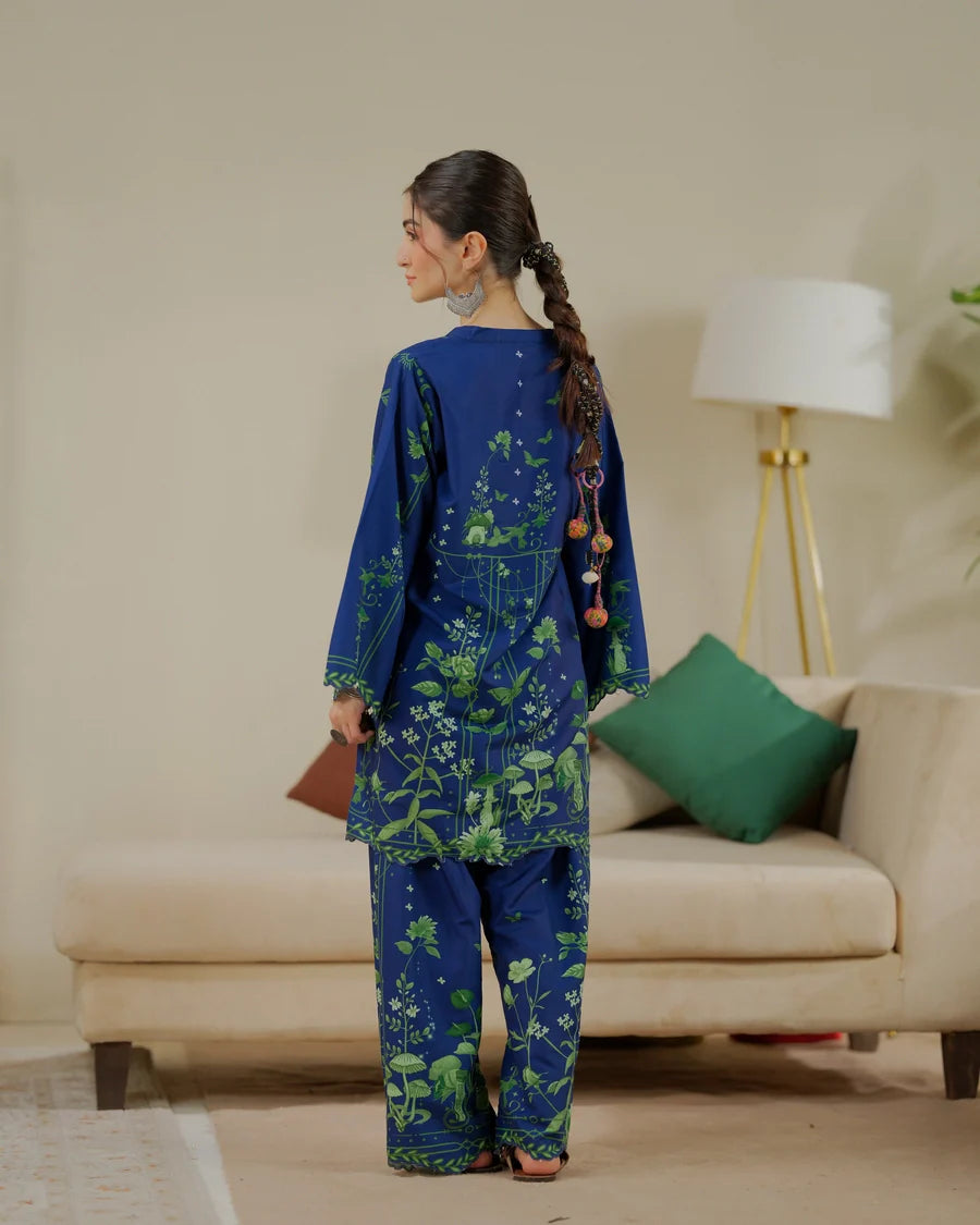 The Switch Edit by Dhaga RTW Printed Cambric 2 Piece Suit Lowkey Casual Collection