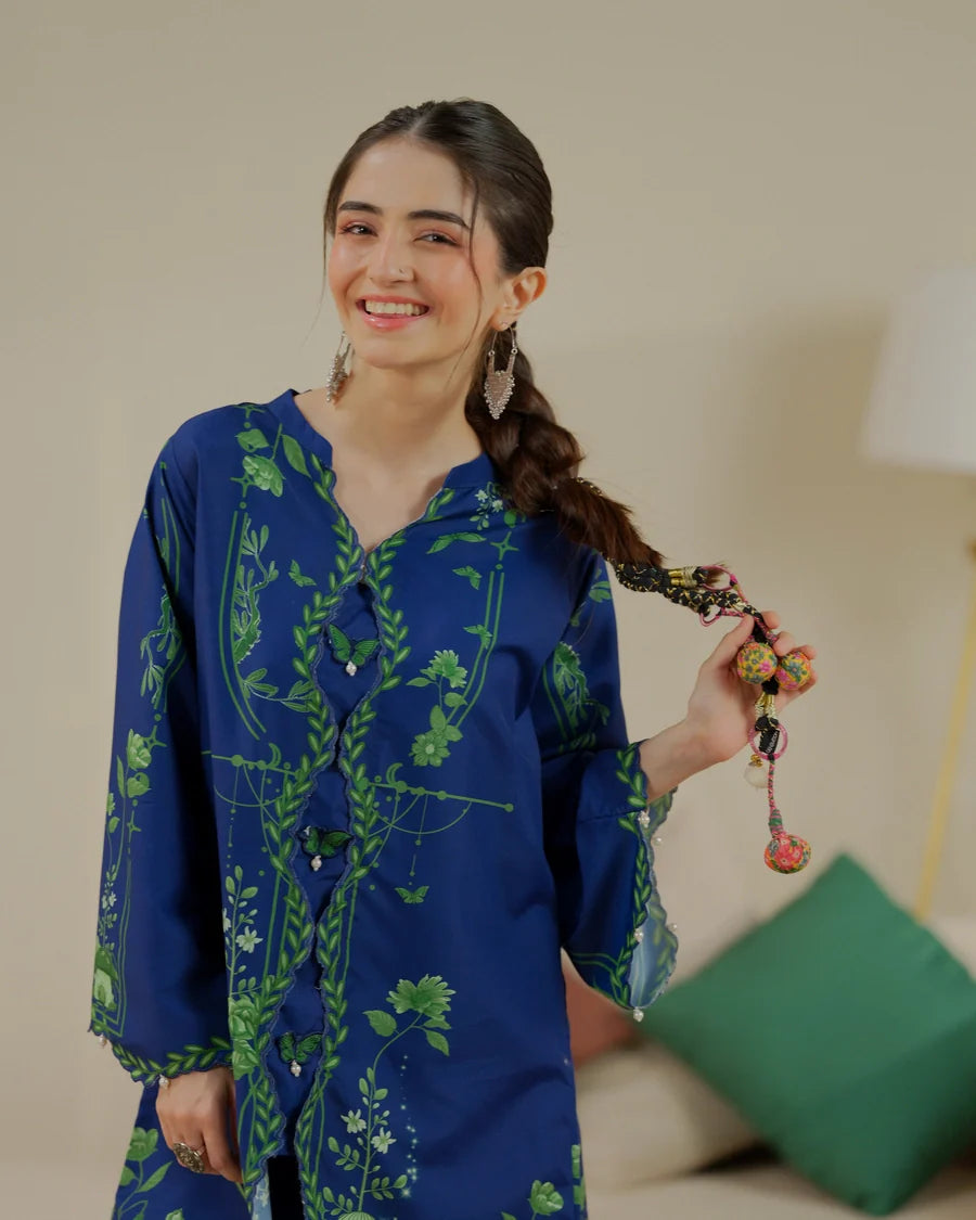 The Switch Edit by Dhaga RTW Printed Cambric 2 Piece Suit Lowkey Casual Collection