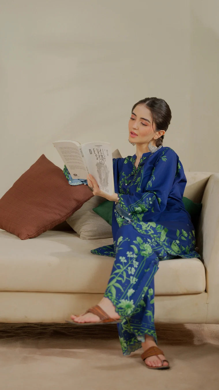 The Switch Edit by Dhaga RTW Printed Cambric 2 Piece Suit Lowkey Casual Collection