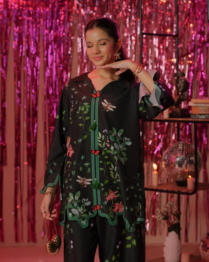 The Switch Edit by Dhaga RTW Printed Cambric 2 Piece Suit Goat Casual Collection
