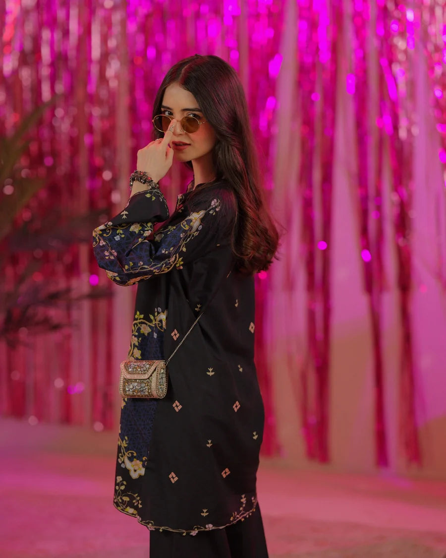 The Switch Edit by Dhaga RTW Printed Cambric 2 Piece Suit Drip Casual Collection