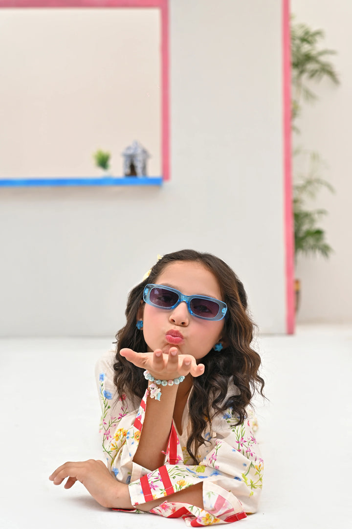 Dhaga Kids Pret Printed Soft Crepe 2 Piece Sienna SS25 - Summer Collection