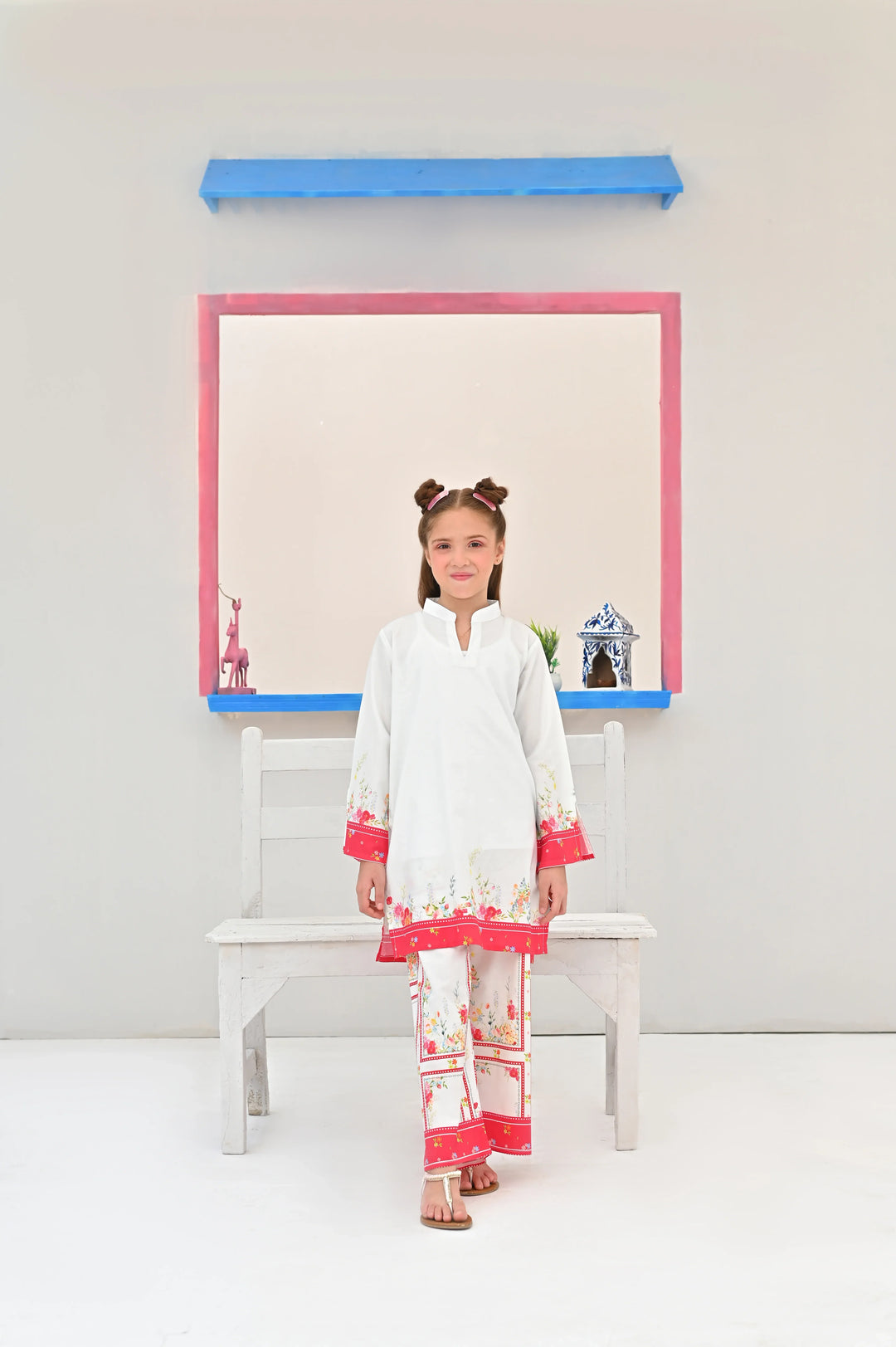 Dhaga Kids Pret Printed Soft Crepe 2 Piece Esme SS25 - Summer Collection