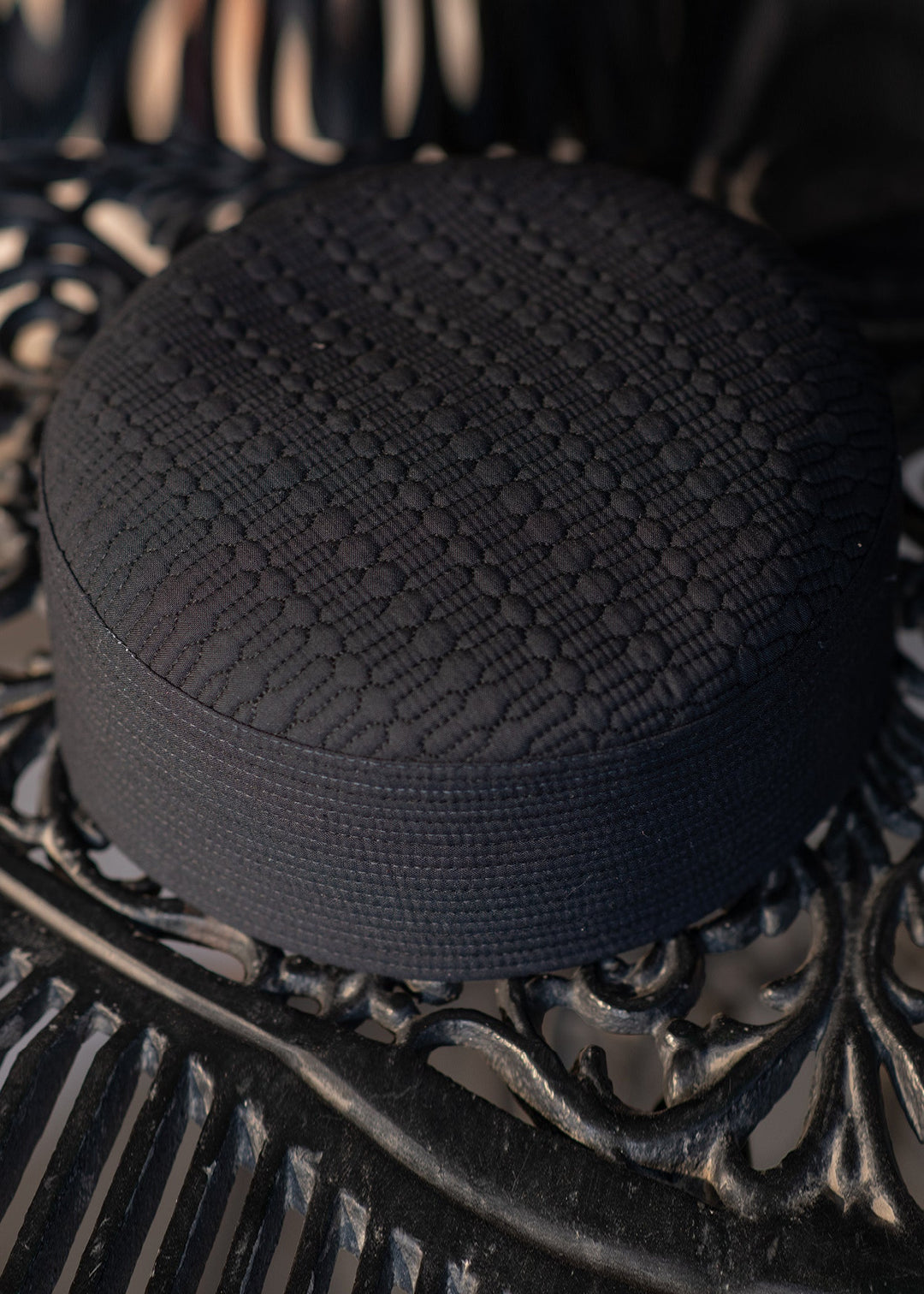Islamic Koofi Cap by Buraq RTW Embroidered Suiting 1 Piece Suit Black Single Casual Collection