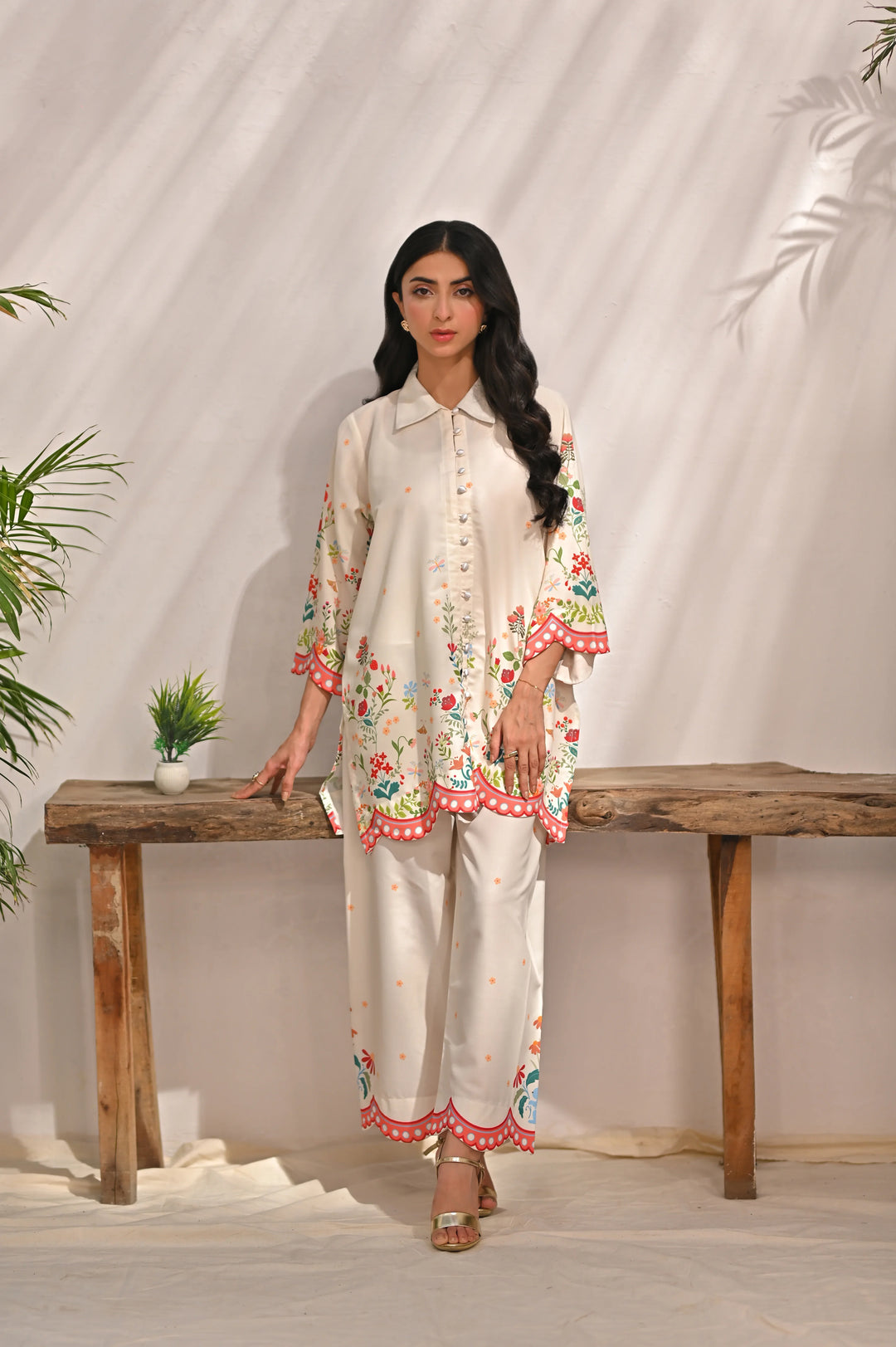 Dhaga Women Pret Printed 2 Piece Soft Crepe Elara SS25DSP307 - Summer Collection