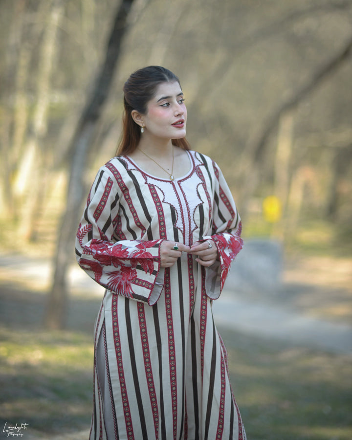 Urban Cut RTW Embroidered Cotton Co-Ord Sets Suit C-37 - Casual Collection