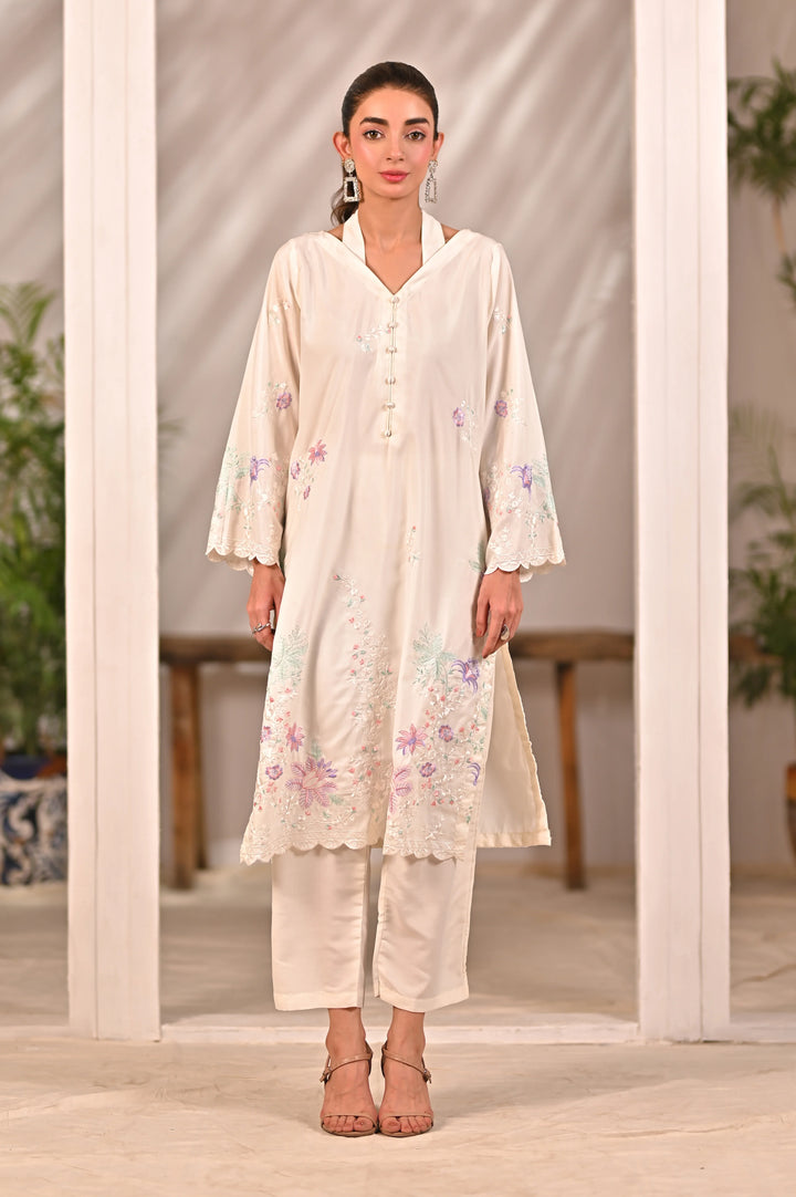 Dhaga Women Pret Embroidered 2 Piece cotton Inaya SS25DSE106 - Summer Collection