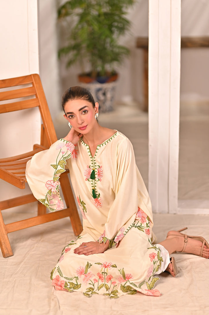 Dhaga Women Pret Embroidered 2 Piece cotton VIVIAN SS25DSE126 - Summer Collection