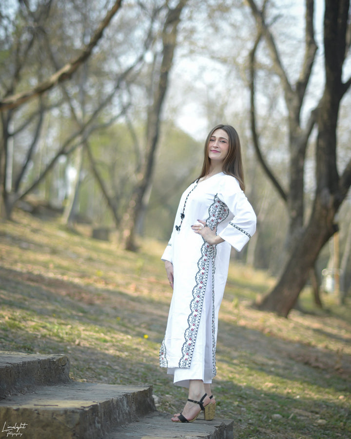 Urban Cut RTW Embroidered Cotton Co-Ord Sets Suit C-40 - Casual Collection