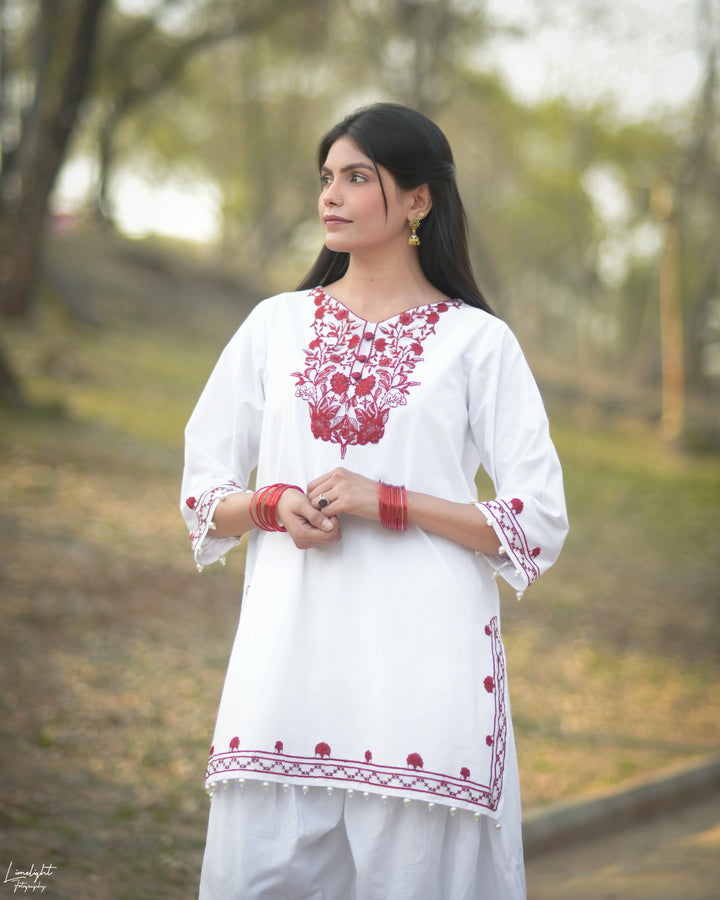 Urban Cut RTW Embroidered Cotton Co-Ord Sets Suit C-42 - Casual Collection