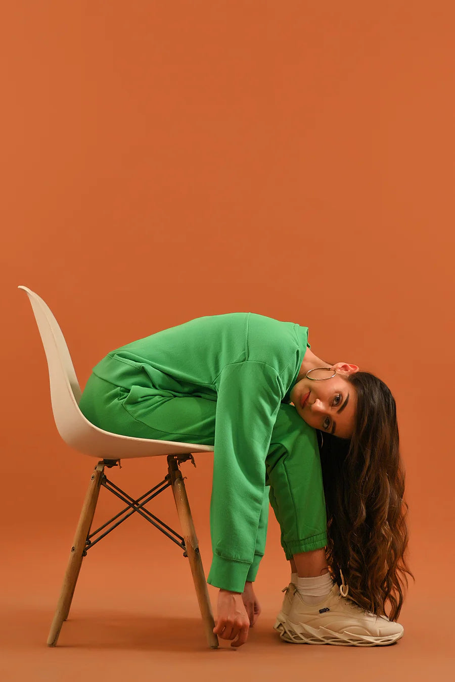 Dhaga Women Western Solids T- Shirt jersy Cropped tshirt Green DSS10013 - Summer Collection