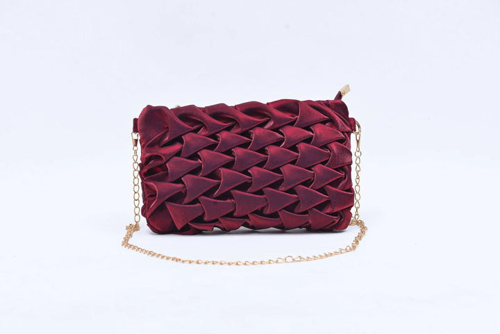 Firdous Hand Bag Maroon - FWB00201