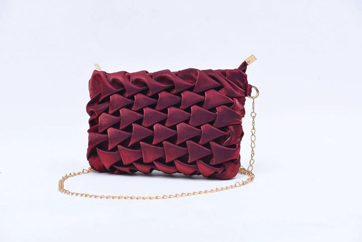 Firdous Hand Bag Maroon - FWB00201