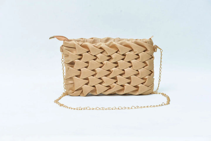 Firdous Hand Bag Golden - FWB00203
