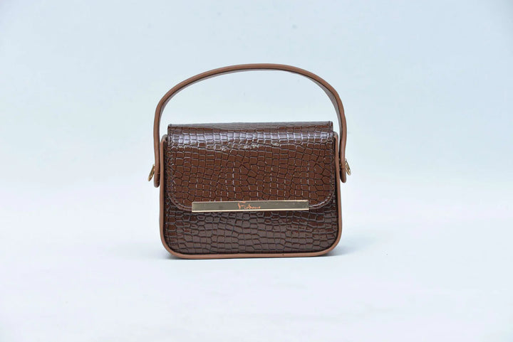Firdous Hand Bag Brown - FWB00302