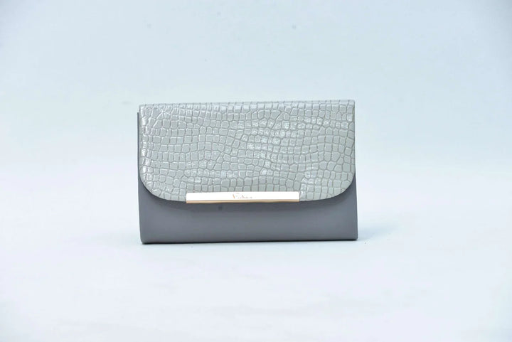 Firdous Clutch Bag Grey - FWB00604