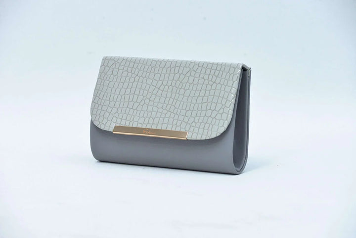 Firdous Clutch Bag Grey - FWB00604