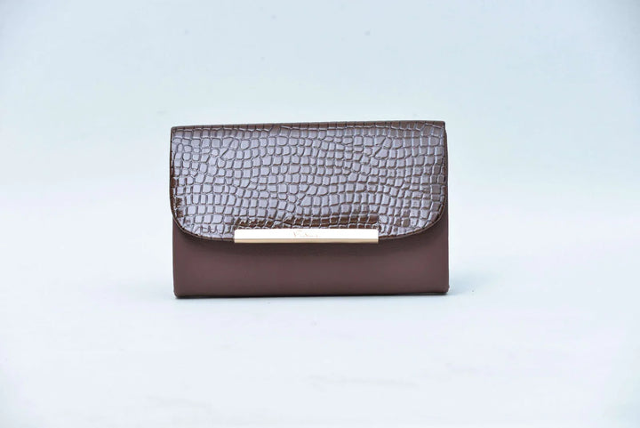 Firdous Clutch Bag Brown - FWB00605