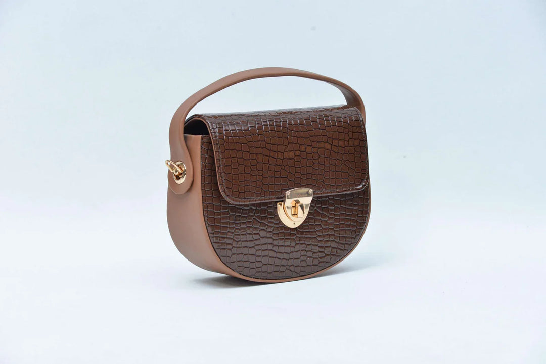 Firdous Hand Bag Brown - FWB00503
